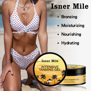 OEM ODM Private Label Sunbed Friendly Gel Cream pour l'extérieur Gel Lotion Oil Butter Tan Sunbed Tanning Accelerator - Product Image 5