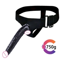 Vente flash - Dildo réaliste portable - Jouets pour adultes pour femmes - Strap-on - Grand pénis artificiel