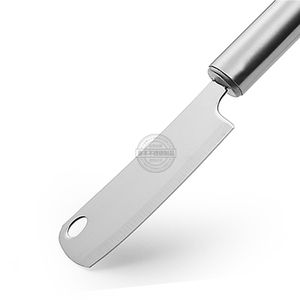 Suministro de fábrica Herramientas para hornear Cortador de queso de acero inoxidable Mango de plástico Queso Jamón Rebanada Cuchillo <span class=keywords><strong>Pala</strong></span> para pasteles 13 3/4in Lavavajillas - Product Image 3