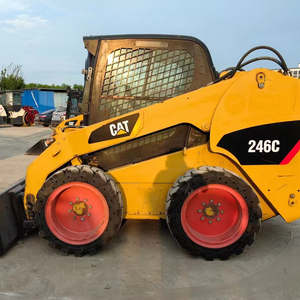 Chargeur original utilisé performant de boeuf de dérapage de Caterpillar CAT246c, petit chargeur de CAT246C CAT966H CAT262 CAT262D3. - Product Image 1