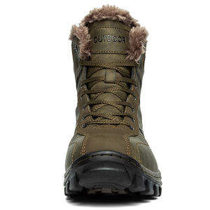 Moda de invierno, <span class=keywords><strong>botas</strong></span> de <span class=keywords><strong>montaña</strong></span> de algodón para viajes, senderismo, escalada al aire libre, todoterreno, antideslizante, <span class=keywords><strong>botas</strong></span> de nieve impermeables para hombres - Product Image 2