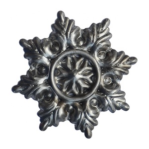 Clôture <span class=keywords><strong>d</strong></span>écorative en fer forgé, fleurs en acier, estampage, collection 2019 - Product Image 1
