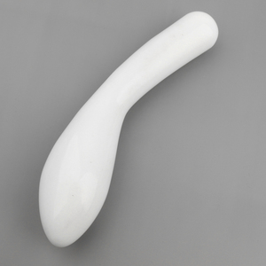 प्राकृतिक रोज क्वार्ट्ज क्रिस्टल वक्र Dildo मालिश योनि की छड़ी - Product Image 3