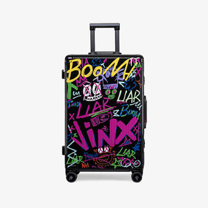 Maleta de Cabina GEMULIN Personalizada con Diseño Impreso a Mano, de Lujo, 20 Pulgadas, Rígida, para Viaje, con Diseño Único - Product Image 1