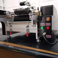 Vente chaude firmka prix usine tube de papier semi-automatique de table 306 bidon bouteille de bière peut machine d'étiquetage de colle humide froide