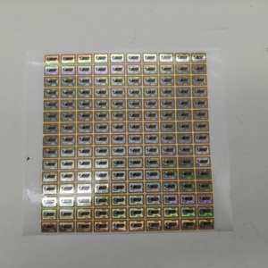 <b>3d</b> Anti-Fake Hologram Security Code <b>Sticker</b> Sheet Label Wholesale Customized Logo Qr Code Holographic Laser Label - Product Image 3