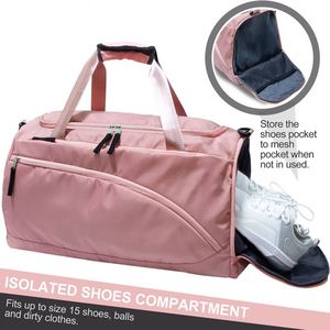 Sacs de sport BSCI Factory 38L pour femmes, sac à dos de football imperméable avec compartiment à chaussures, grand sac de voyage - Product Image 2