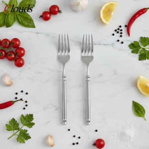 Ensemble de Couverts de Table en Acier Inoxydable de Luxe, Qualité Fourniture de Fête, Couteau <span class=keywords><strong>Fourchette</strong></span> et Cuillère, Vaisselle de Mariage, <span class=keywords><strong>Argent</strong></span>é, pour Restaurants et Hôtels - Product Image 3