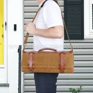 กระเป๋าใส่เครื่องมือทำครัวแบบคลาสสิกสั่งทำจากผู้ผลิตขายส่ง กระเป๋าผ้าแคนวาสสำหรับใส่มีด - Product Image 6