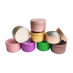 Latas de Metal Vacías para Velas, Té Matcha y Pintura, en Varios Colores: Negro Mate, Dorado, Blanco, <span class=keywords><strong>Rosa</strong></span>, Verde, en Oferta para la EXPO de Marzo de 2025 - Product Image 1
