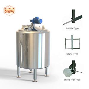 Tanque de Acero Inoxidable para Productos Químicos Líquidos, Tanque de Mezcla de Doble Pared, Tanque de Emulsificación y Homogeneización para Productos Viscosos - Product Image 2