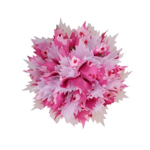 Fleurs en tissu faites à la main à imprimé floral Camélia 8,5 cm pour corsages, accessoires capillaires et décorations vestimentaires - Product Image 5