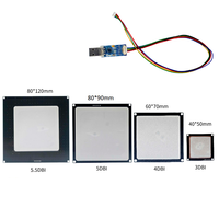 ISO 18000-6C 0-6M Rango YRM200 Módulo lector RFID UHF 860-960MHz Integrado 3-5.5dbi Antena RFID ESP32 Módulo Raspberry Pi