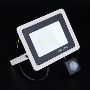 Hot bán Ultra-thin10w 20W 30W 50W IP65 PIR cảm biến chuyển động SMD Led Đèn Pha - Product Image 1