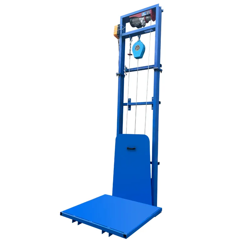 Mini Vrachtlift, Hydraulische Vrachtliften Liftmagazijn Stalen Frame Goederen Lift Platform