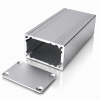 Boîtier d'extrusion en aluminium anodisé pour projets électroniques, alimentations, amplificateurs 25*40mm