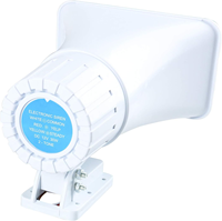 VIANS 120dB 12VDC 24VDC 110-220AC sirène électronique klaxon haut-parleur double tonalité montage en surface sirène haut-parleur système d'alarme de sécurité