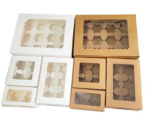 Take away cupcake muffin box