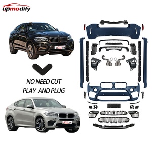 Kit di Conversione per Modifica <span class=keywords><strong>Auto</strong></span> BMW X6 F16 2013-2018, Aggiornamento a X6M, Assemblaggio Paraurti - Product Image 1
