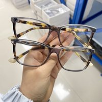Montures de lunettes de vue en acétate de haute qualité, tendance, pour unisexe, confortables et portables