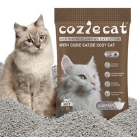 Litière pour chat en bentonite 5L/10L/25L à faible suivi en vrac sans poussière de haute qualité en usine vente en gros