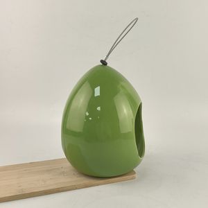 Céramique Coloré Bleu Mésange Oiseau Sauvage Robin Mangeoire Graine Glacée Noix Gel Oiseau Mangeoire pour Jardin Extérieur Suspendu - Product Image 6