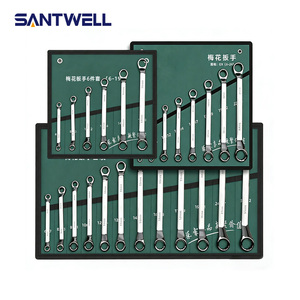 Professional Thin Neck Box End Wrench Set Metric Size 6-24mm for Mechanical Maintenance - Product Image 1
