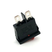 2 p interrupteur à bascule KCD1-101 T125 10a mini bouton on-off commutateurs à bascule miniature