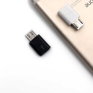 Adaptateur Micro USB vers <span class=keywords><strong>Type</strong></span> <span class=keywords><strong>C</strong></span> de petite taille, mâle/femelle, en ABS, avec sortie CC et connecteurs nickelés - Product Image 6