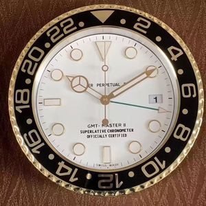 Orologio <span class=keywords><strong>da</strong></span> <span class=keywords><strong>Parete</strong></span> in Metallo di Lusso, 14 Pollici, <span class=keywords><strong>Design</strong></span> Quadrante Orologio, Silenzioso al Quarzo, Moderno Orologio Decorativo <span class=keywords><strong>da</strong></span> <span class=keywords><strong>Parete</strong></span> per Soggiorno e Arredamento Casa - Product Image 1