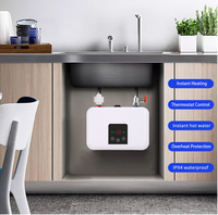 220V Home Mini 5500W Chauffe-eau électrique instantané sans réservoir pour cuisine salle de bain