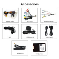 MEKEDE Android 11 GPS BT autoradio navigation pour Toyota 4 Coureur 2009-2019 gps pour voiture radio ADAS DVR