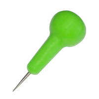 Stylo tactile braille avec points en relief, poignée ergonomique, acier inoxydable, matériau PP, outil d'écriture pour les aveugles et les malvoyants