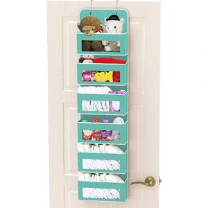 Fabric Over the Door Hanging Wall Organizer 6 Pockets Hanging Closet Storage for Toys Closet Kitchen Nursery Bathroom - Product Image 5