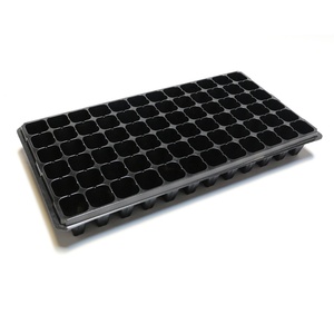 Plateau de semis en plastique PS/PET à cellules profondes de 7 cm et 11 cm, couleurs vert, blanc, noir, rouge, bleu, pour les agriculteurs - Product Image 1