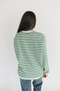 Felpa <span class=keywords><strong>Premaman</strong></span> a Maniche Lunghe da Donna, Vestibilità Oversize, con Strisce, per Allattamento, Top per Gravidanza - Product Image 6