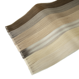 Extensiones de Cabello Humano con Cinta Adhesiva, 100% Cabello Virgen Europeo Remy de Doble Trama, Provenientes de Rusia - Product Image 1