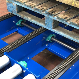 Motorlu Montaj Hattı Endüstriyel Transfer Motorlu Zincirli Palet Yükleyici Rulolu 90 Derece Zincir Konveyör - Product Image 3