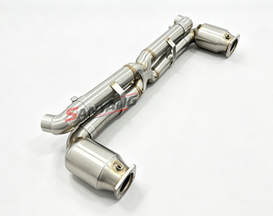 Sistema de Escape a <span class=keywords><strong>Precio</strong></span> de Fábrica para <span class=keywords><strong>Porsche</strong></span> 911 <span class=keywords><strong>997</strong></span>/<span class=keywords><strong>997</strong></span>.2 <span class=keywords><strong>Turbo</strong></span> 3.8T, Tubos de Escape Catback Rectos con Downpipe para Auto de Carreras - Product Image 5