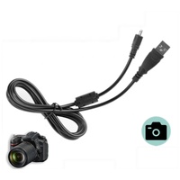 Câble de données pour appareil photo numérique Nikon, câble de données Mini 8P, câble de charge USB 1M 1.5M avec anneau magnétique et certification CE