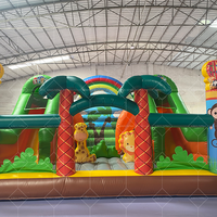 Parc aquatique gonflable de parc aquatique flottant commercial extérieur de sports aquatiques dans l'équipement de jeu de l'eau de lac pour des adultes et des enfants