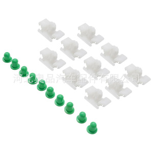 Aupin Nylon Clips For Bmw Car <b>Door</b> Mudguard <b>Trim</b> Strips 51132251394 Easy Installation Plastic POMPP - Product Image 3