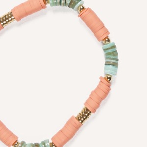 Pulsera de Perlas de Agua Dulce Doradas YXM B028, Acero Inoxidable, Cordón Elástico, Primavera Verano - Product Image 1