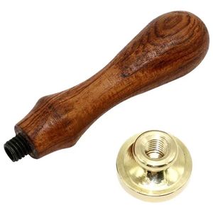 Timbro per sigillo in ceralacca autoinchiostrante, delicato ed elegante, in legno resistente per stampa fluida, per inviti di nozze, buste, lettere d'amore e decorazioni - Product Image 1
