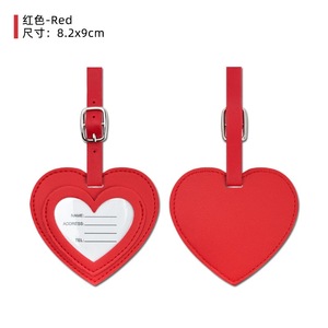 IStapromo Gifts Wholesale Soft Eco-Friendly Water Resistant PU Leather Luggage Tag Portable Travel Baggage Boarding Tag - Product Image 6