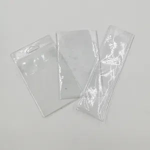 High quality wholesale transparent small fish hook pvc packaging bag for fishing tackle