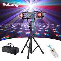Système d'éclairage de scène LED 7-en-1 avec effet boule rotative DMX RGBW, idéal pour églises, bars, mariages, KTV et boîtes de nuit