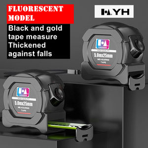 厚みのあるフィルムコーティングされた耐久性のある測定ツールテープ片面ブレーキ蛍光自動巻尺 - Product Image 5