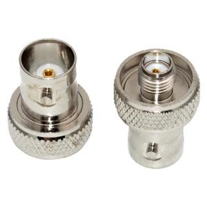 Adaptateur radiofréquence BNCK SMAK en nickel plaqué cuivre, BNC femelle vers SMA femelle - Product Image 3
