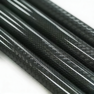 Tube en fibre de carbone 22 mm 3K, tissage uni/twill, léger, haute résistance, diamètre personnalisé pour détecteur de métaux ED, tige de <span class=keywords><strong>poteau</strong></span> - Product Image 3